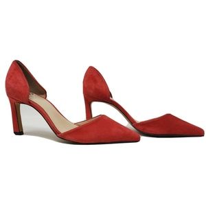Vince Camuto Renny Suede Closed Toe Pumps